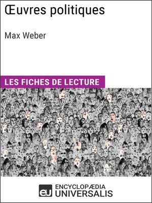 cover image of Oeuvres politiques de Max Weber